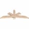 Ekena Millwork Davenport Smooth Timber Gable Bracket, Douglas Fir, 72"W x 30"H x 3 1/2"D x 5 1/2"F, 10/12 Pitch GBW072X30X0406DAV00SDF - alternate 5